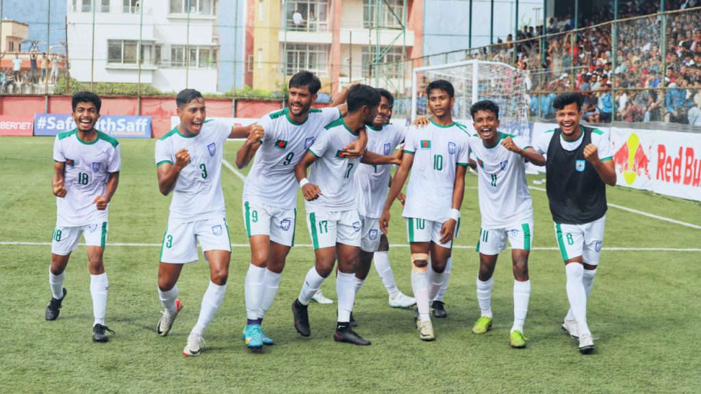 Bangladesh Saff U-20 Champions with 4-1 win over hosts Nepal.